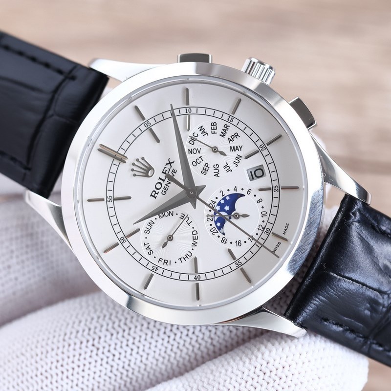 ROLEX Cellini Multifunction Replica Watch Premium Quality Timepiece-4