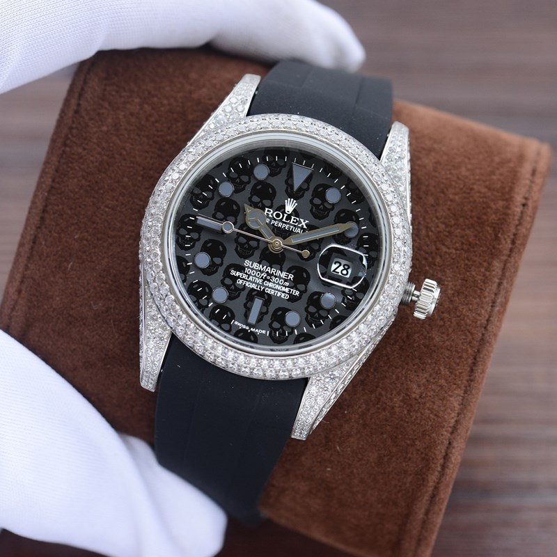 Rolex Submariner Full Diamond Edition Luxury Diver Replica Watch-5