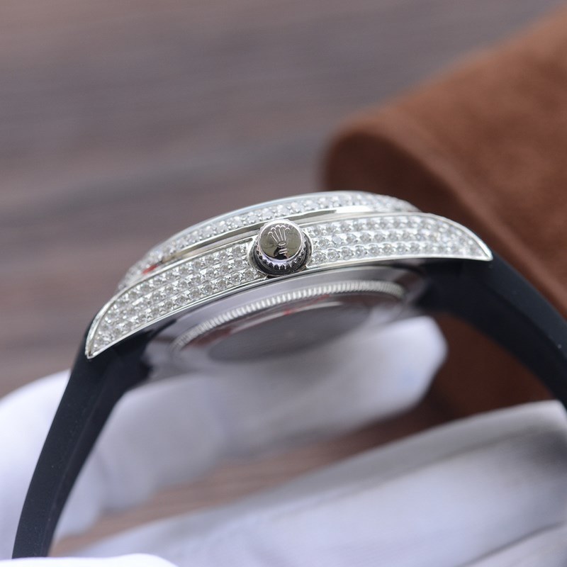 Rolex Submariner Full Diamond Edition Luxury Diver Replica Watch-8