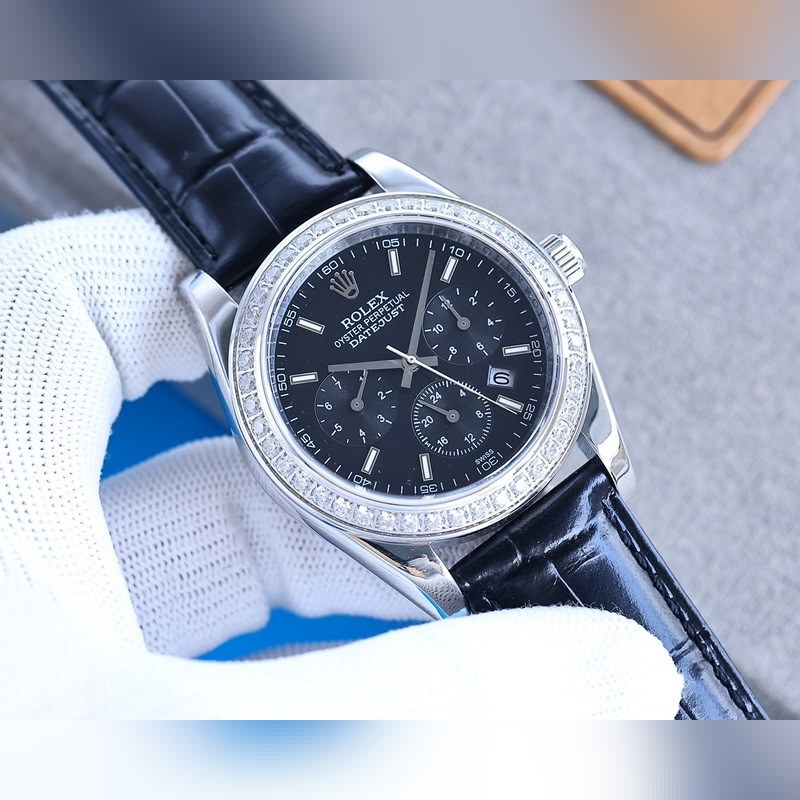 Rolex Oyster Perpetual Datejust 41mm Stainless Steel Luxury Replica Watch-4