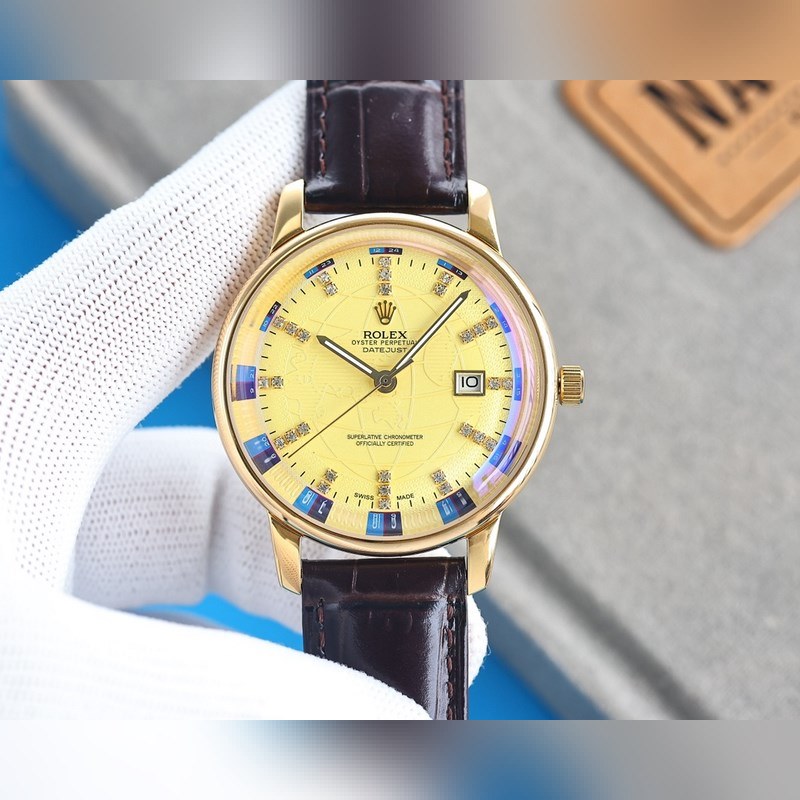 ROLEX Cellini Men's Replica Watch 42mm Elegant Timepiece-5