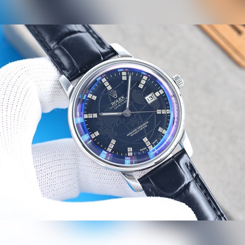 ROLEX Cellini 42mm Men's Replica Watch Elegant Craftsmanship-2