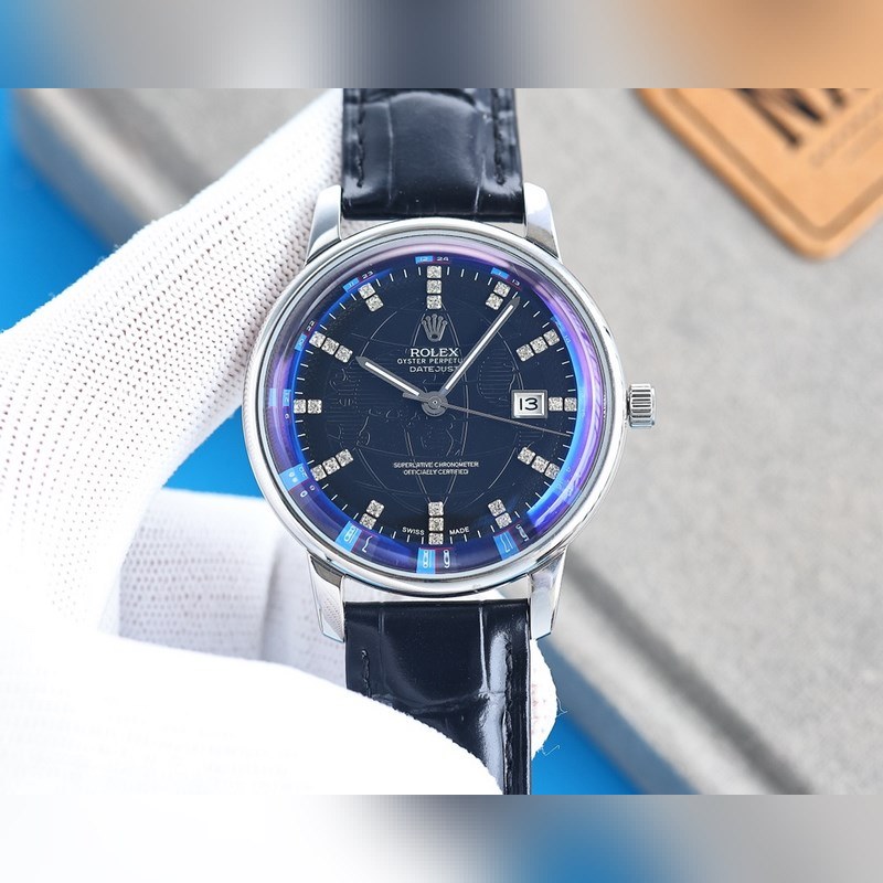 ROLEX Cellini 42mm Men's Replica Watch Elegant Craftsmanship-3