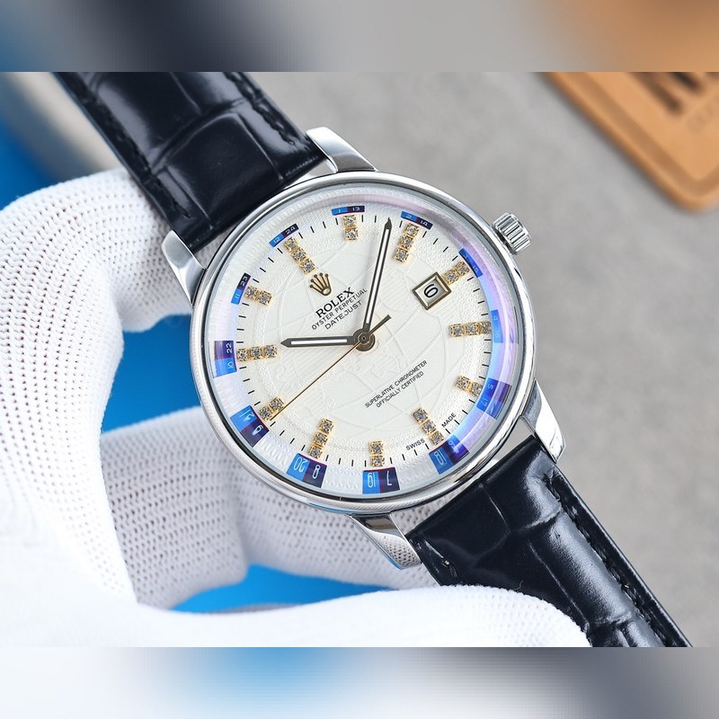 ROLEX Cellini 42mm Men's Replica Watch Elegant Craftsmanship-4