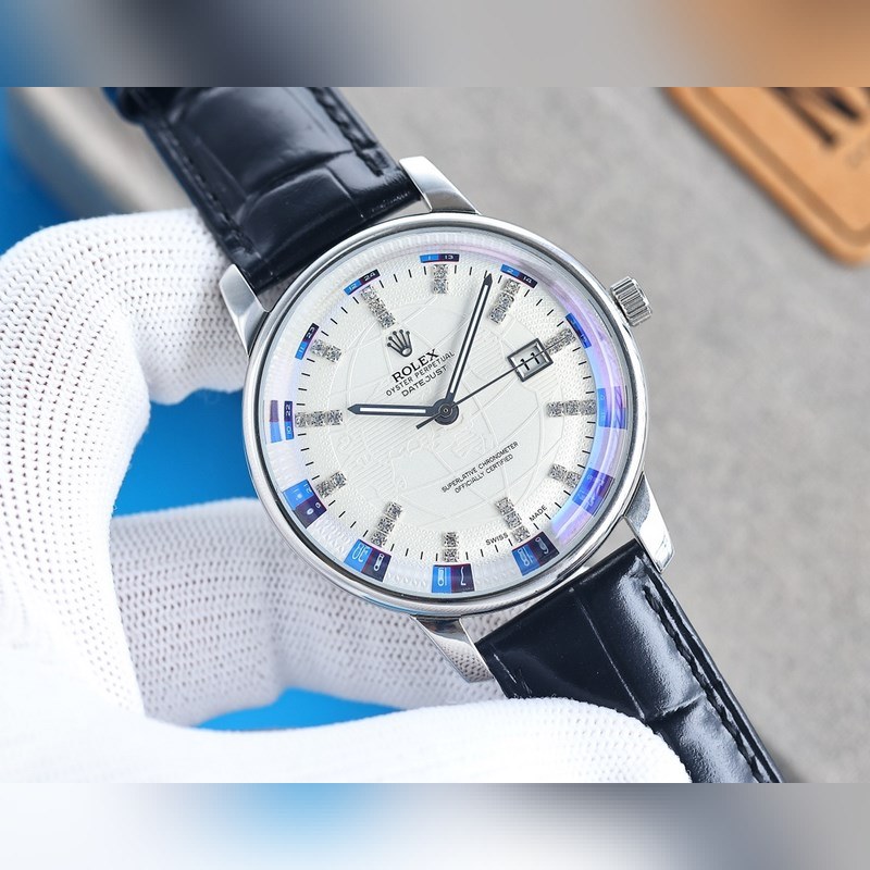 ROLEX Cellini 42mm Men's Replica Watch Elegant Craftsmanship-5