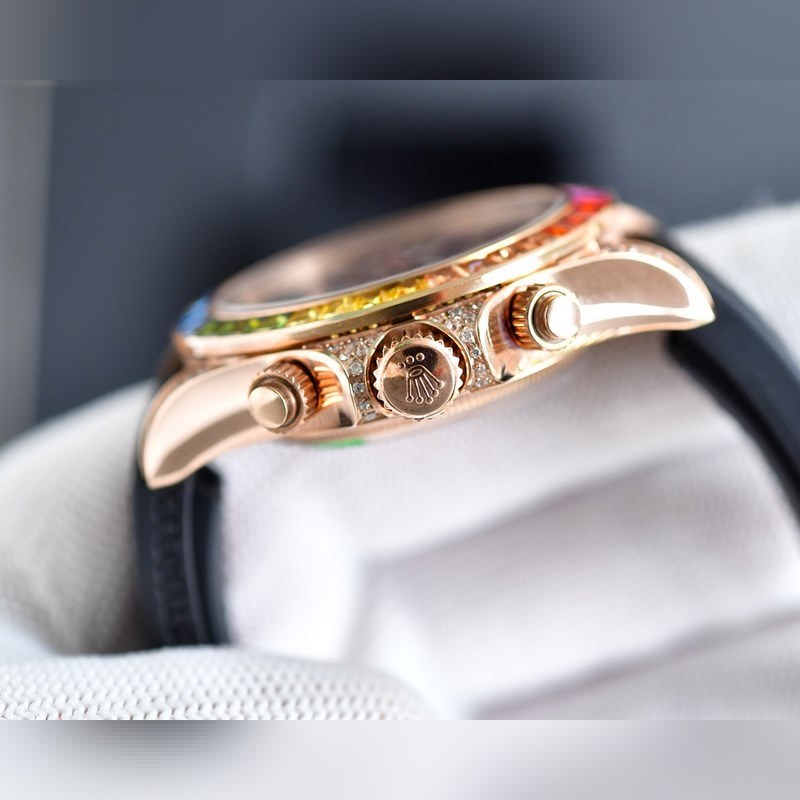 Rolex Rainbow Daytona 40mm Quality Luxury Replica Watch-6