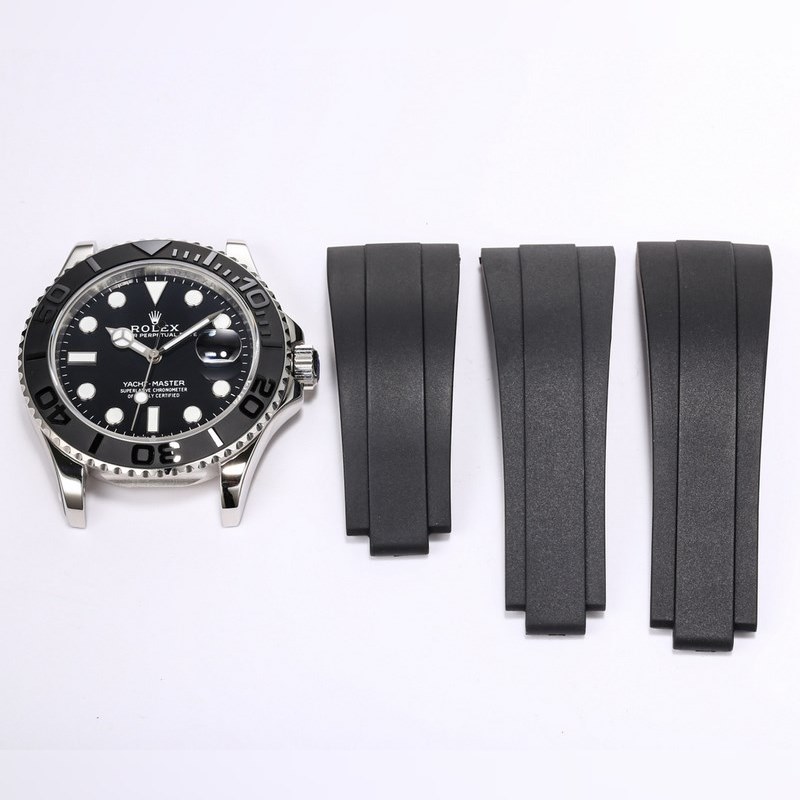 Rolex Yacht-Master II 42MM Platinum Ceramic Bezel Rubber Strap-2