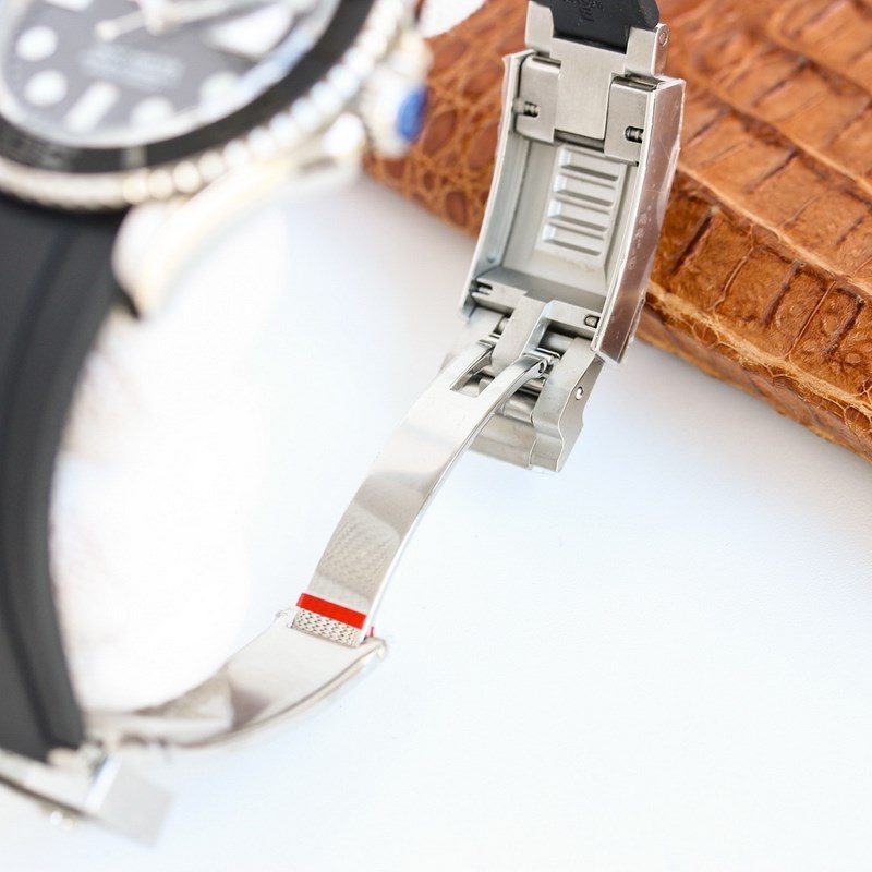 Rolex Yacht-Master II 42MM Platinum Ceramic Bezel Rubber Strap-8