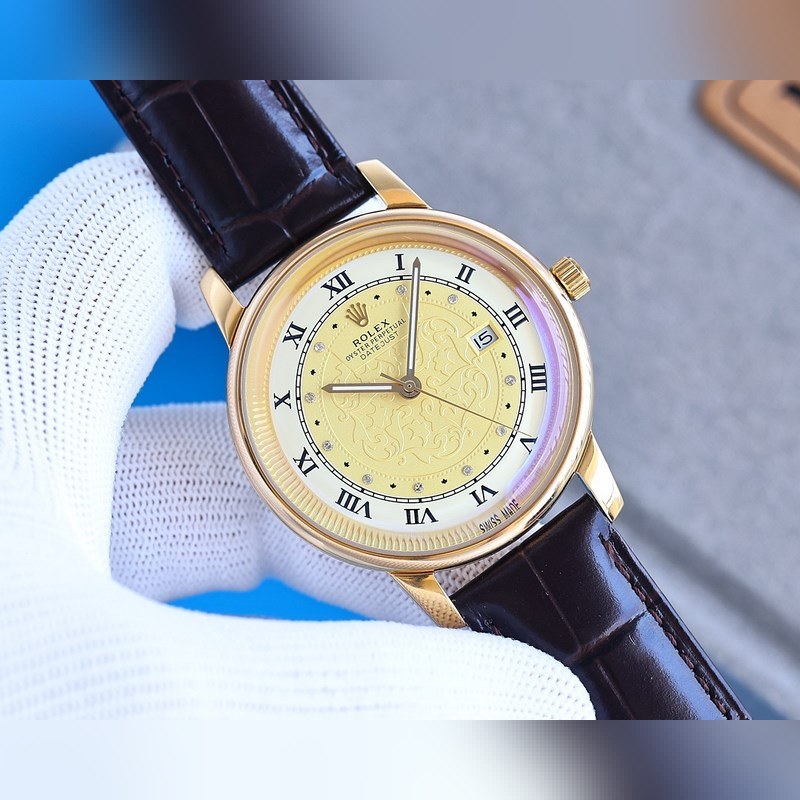 ROLEX Cellini Men's Replica Watch Premium Quality Swiss Timepiece-4