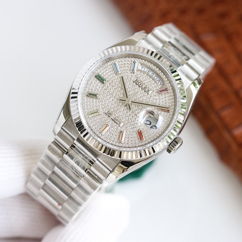 Rolex Day-Date 36MM Series Luxury Swiss Replica Watch-3