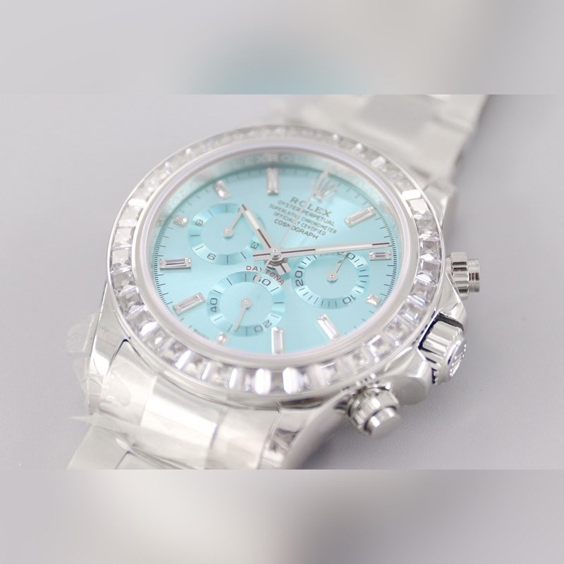 Rolex Daytona Ice Blue Dial High-Quality Luxury Replica Watch-2