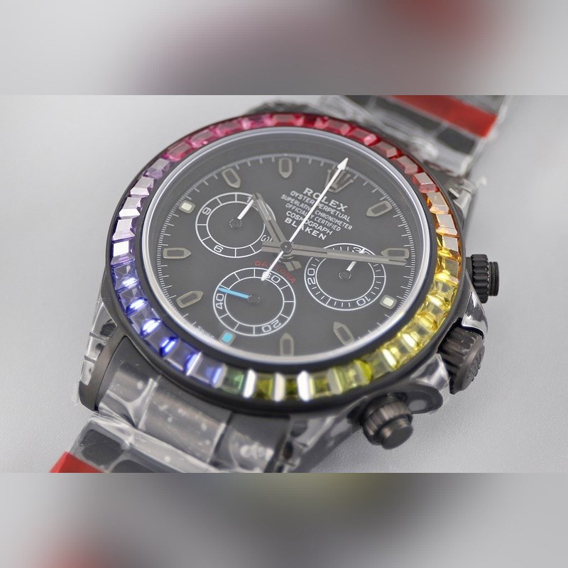 Rolex Daytona Ice Blue Limited Edition 18K Gold Luxury Replica Watch-2