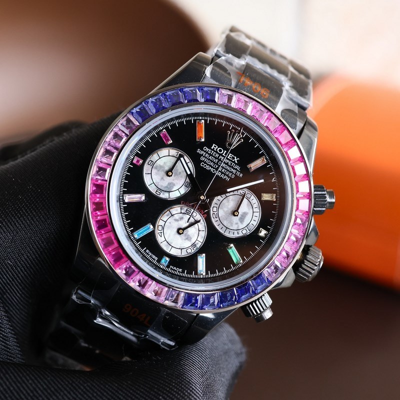 Rolex Daytona Rainbow Diamond Third Generation Exceptional Quality-2