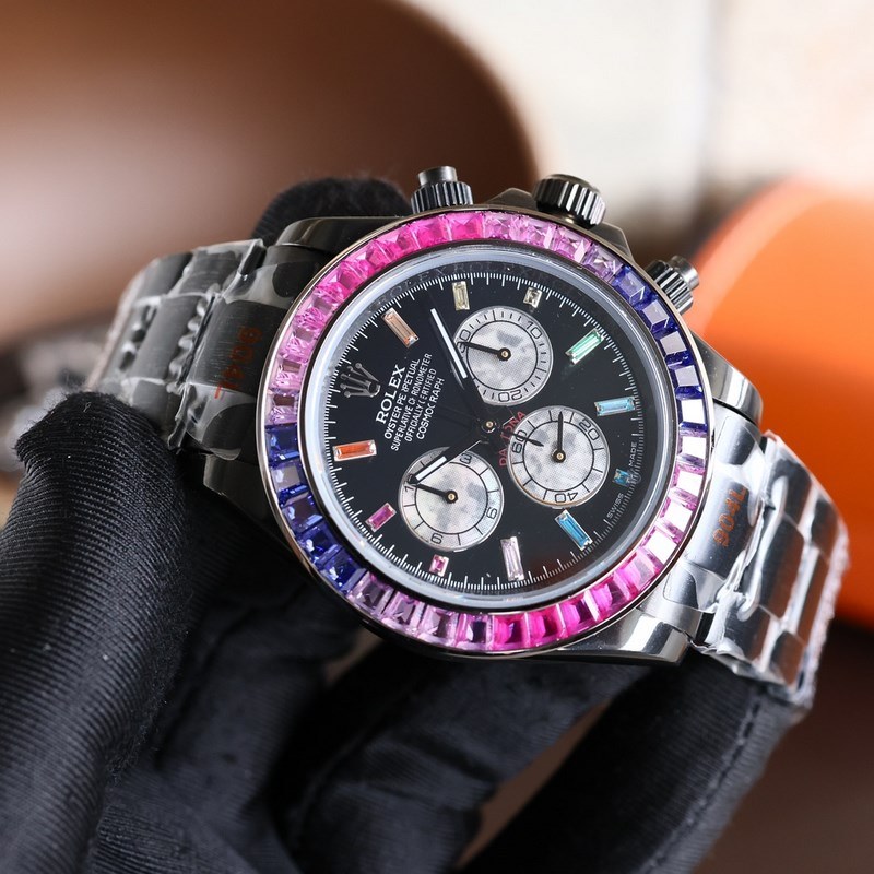 Rolex Daytona Rainbow Diamond Third Generation Exceptional Quality-3