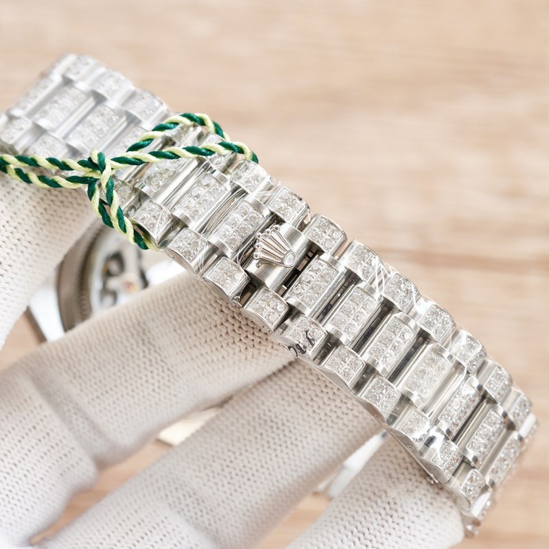 OLEX Rolex Men's Diamond Datejust 41mm Luxury Replica Watch-4