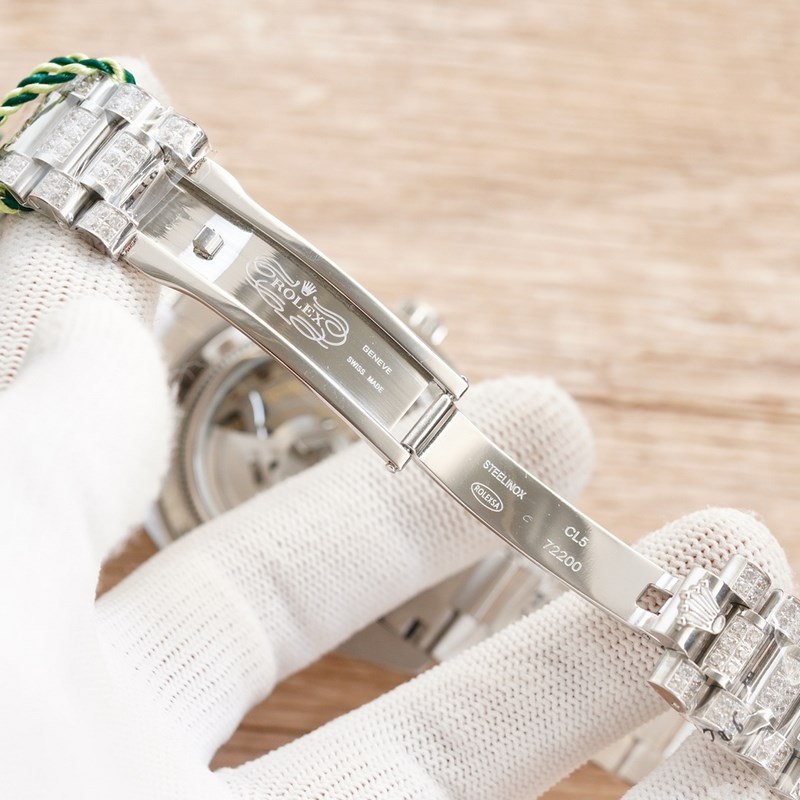 OLEX Rolex Men's Diamond Datejust 41mm Luxury Replica Watch-5