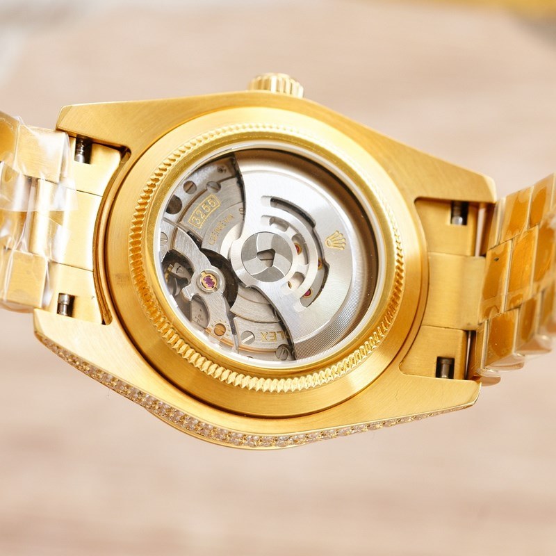 OLEX Rolex Men's Full Diamond Datejust 41mm Luxury Replica Watch-7