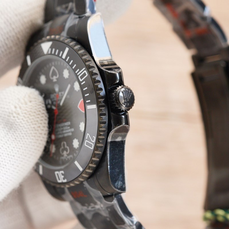 Rolex Submariner Black Custom 40mm Special Edition-5