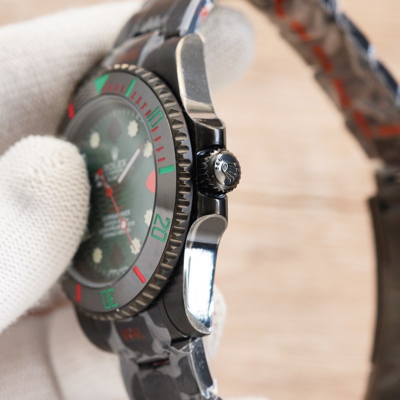 Black ROLEX Submariner Custom Edition 40mm Quality Replica Watch-7