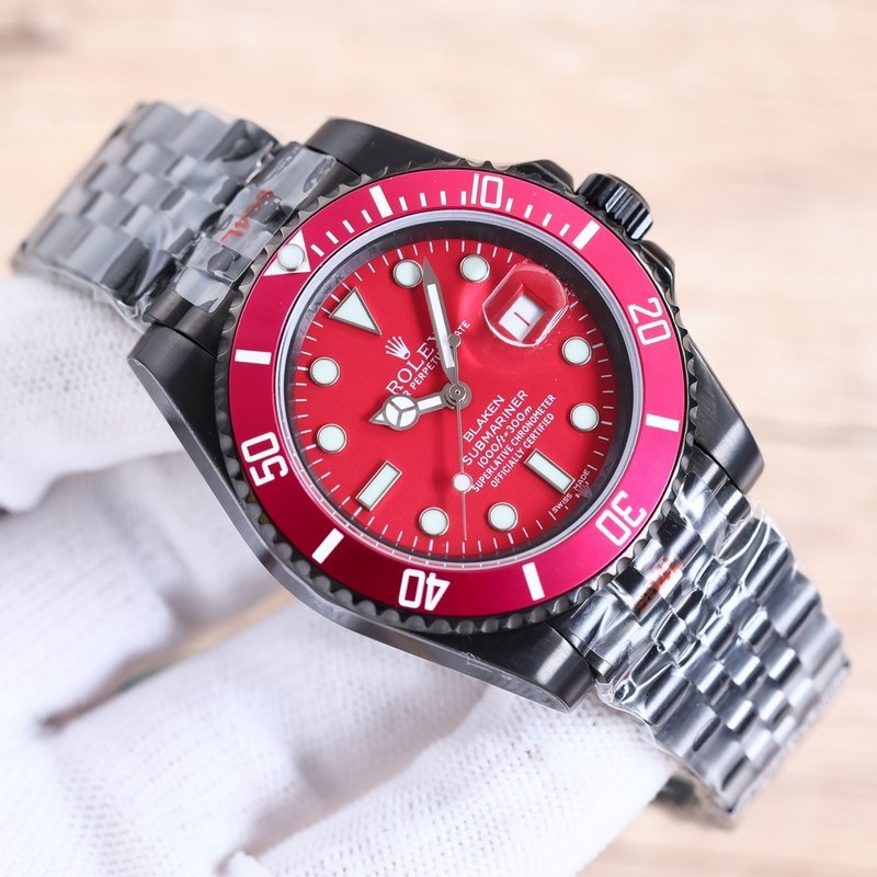 Rolex Submariner Black and Green Upgraded Black Steel Version-2