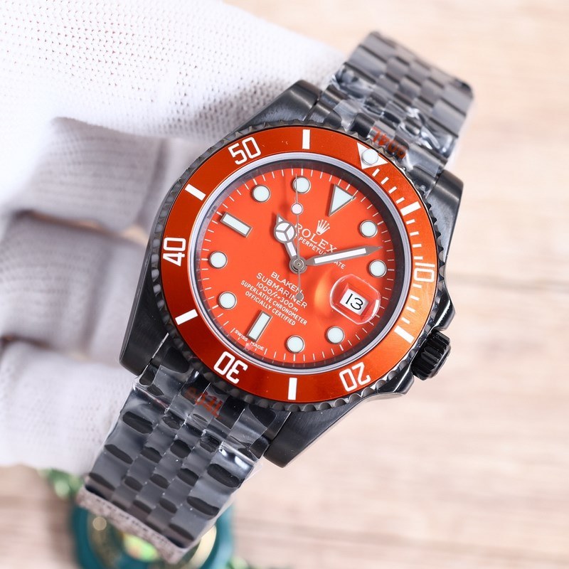 BLAKEN Rolex Submariner Green Black Carbon Upgrade with Black Steel Strap-5