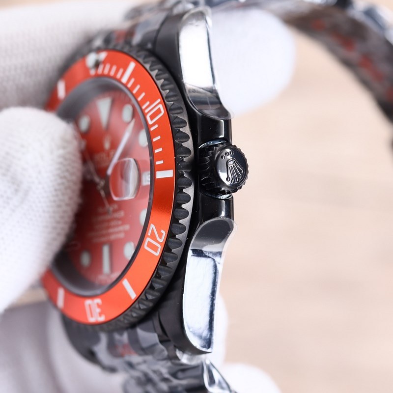 BLAKEN Rolex Submariner Green Black Carbon Upgrade with Black Steel Strap-6