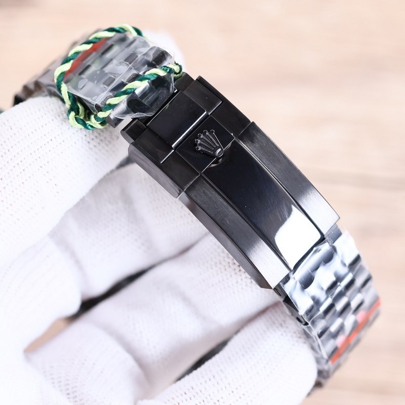 BLAKEN Rolex Submariner Green Black Carbon Upgrade with Black Steel Strap-8