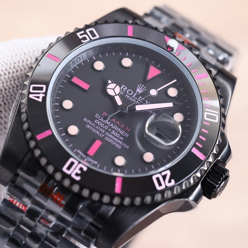 BLAKEN Rolex Submariner Green Black Carbon Upgrade Black Steel Strap-8