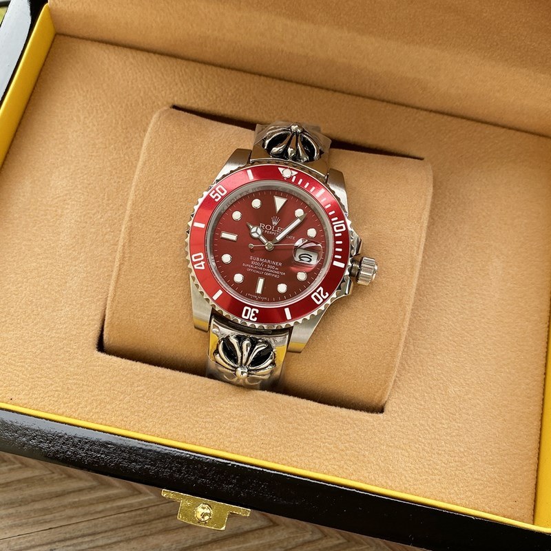 Rolex Submariner Chrono Heart Men's Luxury Fashion Replica Watch-7