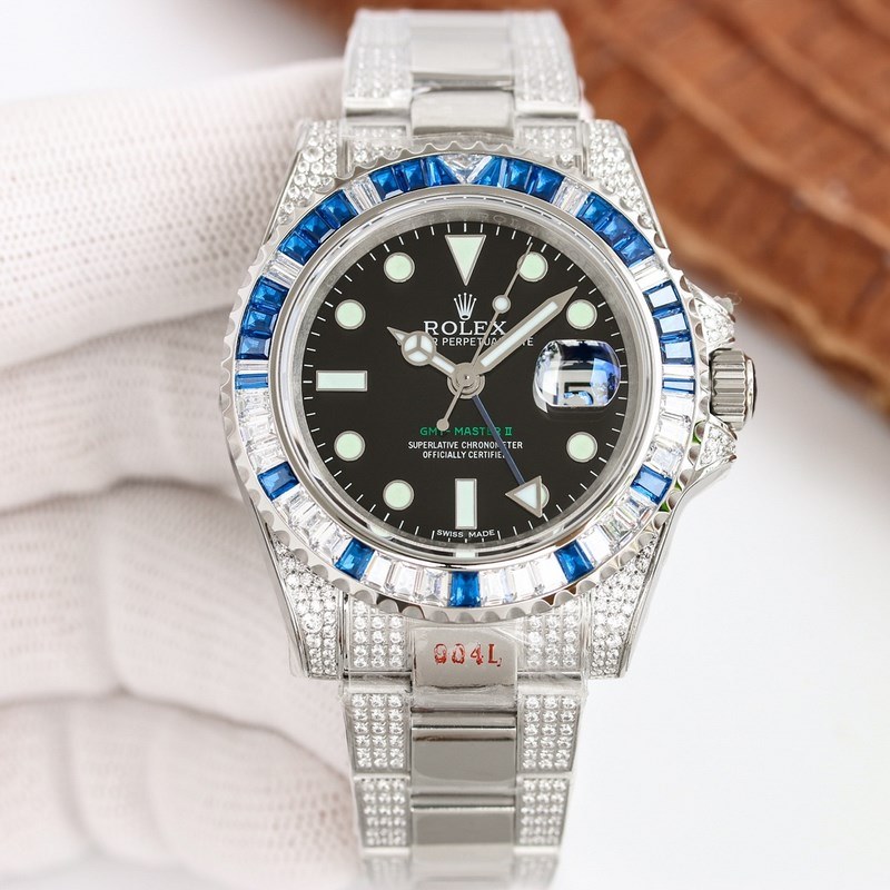 Rolex GMT-Master II Diamond Bezel Custom Edition-5