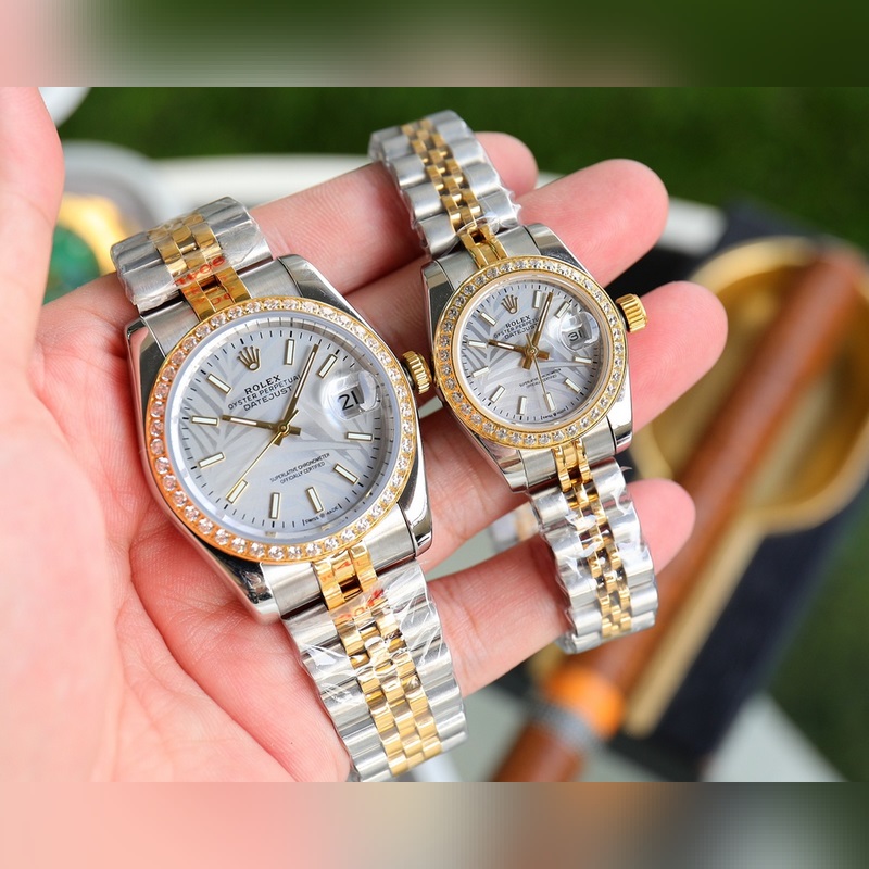 Rolex Datejust Couples Replica Watch 100% Swiss Quality Waterproof Sapphire-2