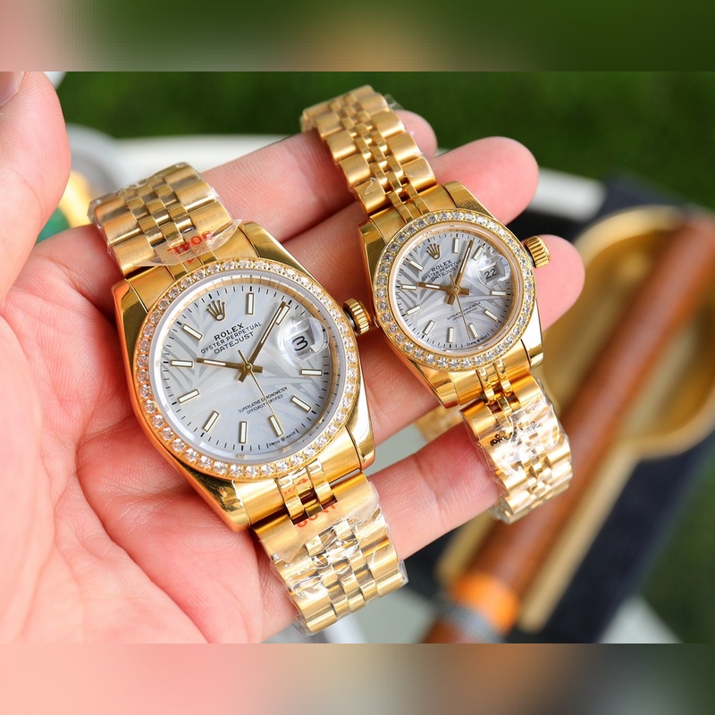 Rolex Datejust Couples Replica Watch 100% Swiss Quality Waterproof Sapphire-3