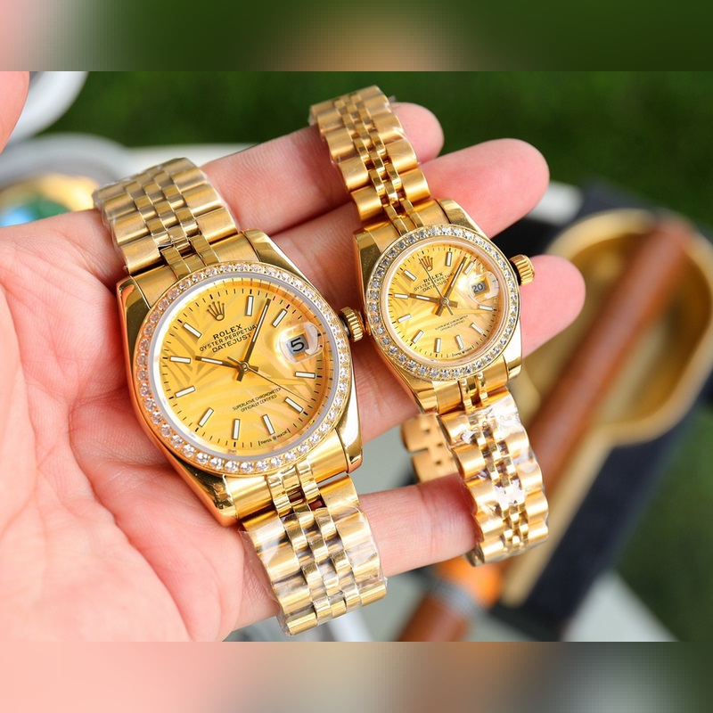 Rolex Datejust Couples Replica Watch 100% Swiss Quality Waterproof Sapphire-4