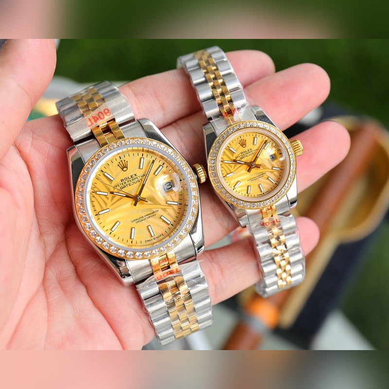 Rolex Datejust Couples Replica Watch 100% Swiss Quality Waterproof Sapphire-5