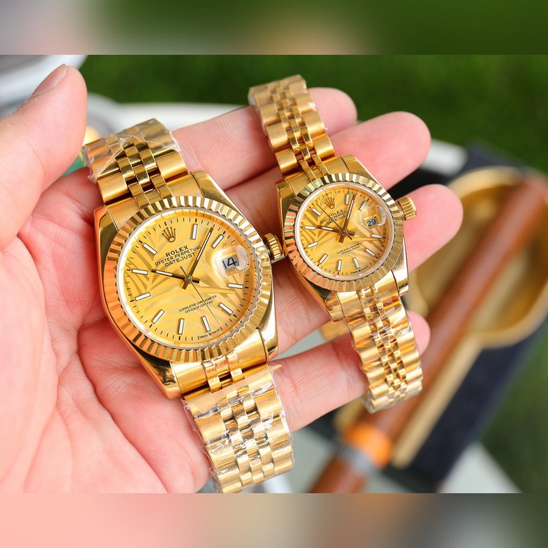 Rolex Datejust Couple Replica Watch Swiss Quality 100% Waterproof Sapphire Crystal-5
