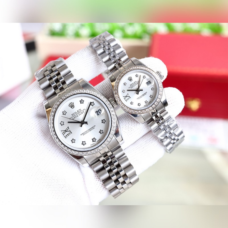 Rolex Datejust Couple Replica Watch Swiss Quality 100% Waterproof Sapphire Crystal-2