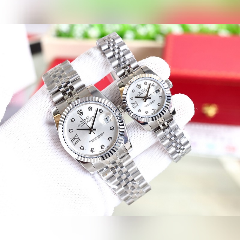 Rolex Datejust Couple Replica Watch Swiss Quality 100% Waterproof Sapphire Crystal-3