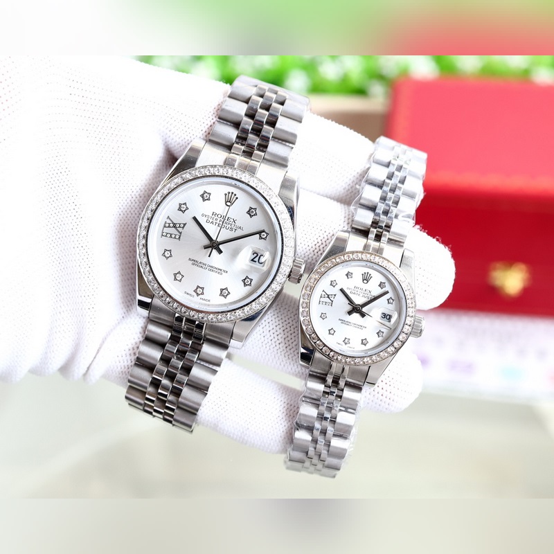 Rolex Datejust Couple Replica Watch Swiss Quality 100% Waterproof Sapphire Crystal-7