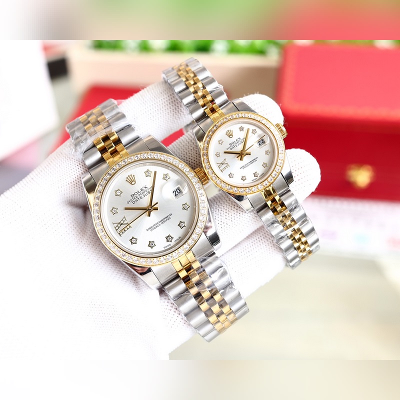 Rolex Datejust Couple Replica Watch 100% Swiss Quality Super Waterproof Sapphire Crystal-4