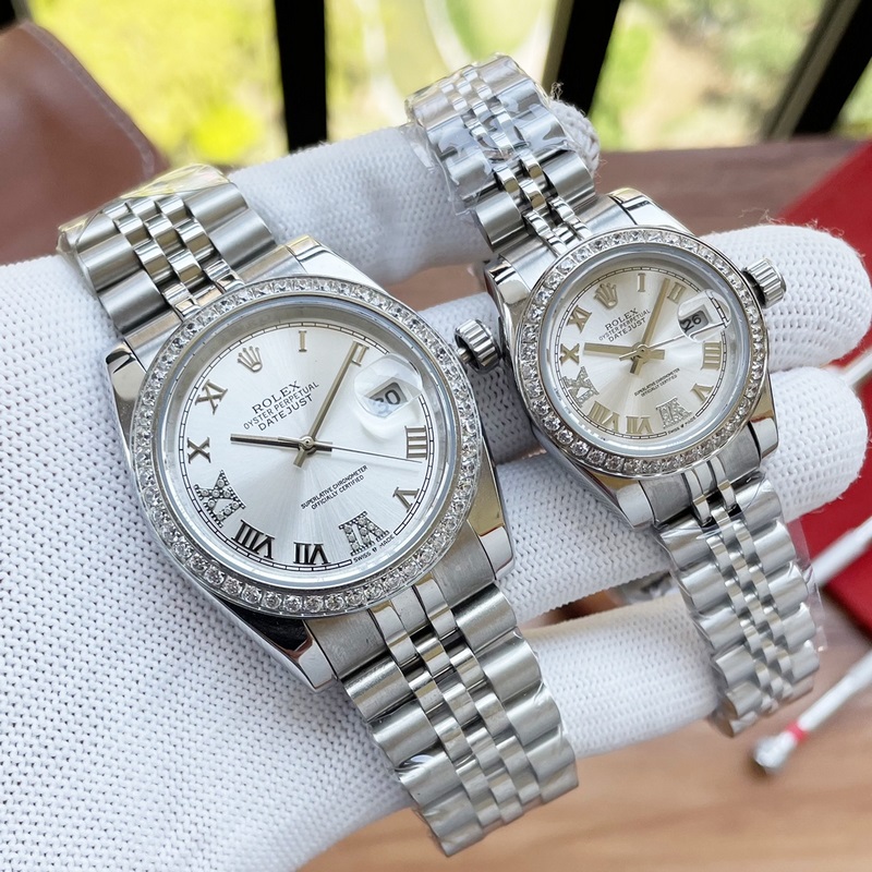 Rolex Datejust Couples Replica Watch 100% Swiss Quality Super Waterproof Sapphire Glass-3