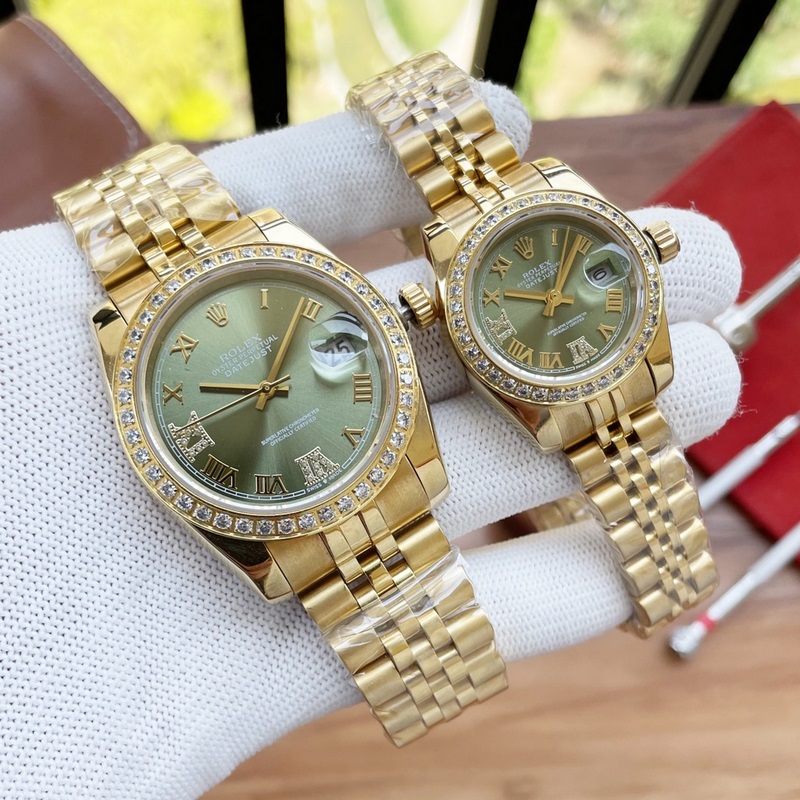 Rolex Datejust Couple Replica Watch 100% Swiss Quality Night Glow Sapphire Waterproof-5