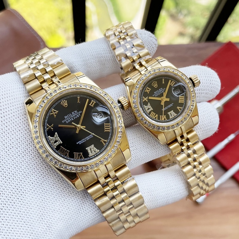 Rolex Datejust Couple Replica Watch 100% Swiss Quality Night Glow Sapphire Waterproof-7