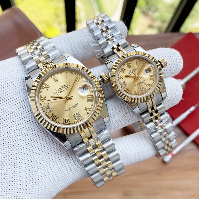 Rolex Datejust Couple Replica Watch Swiss Quality 100% Waterproof Sapphire-2