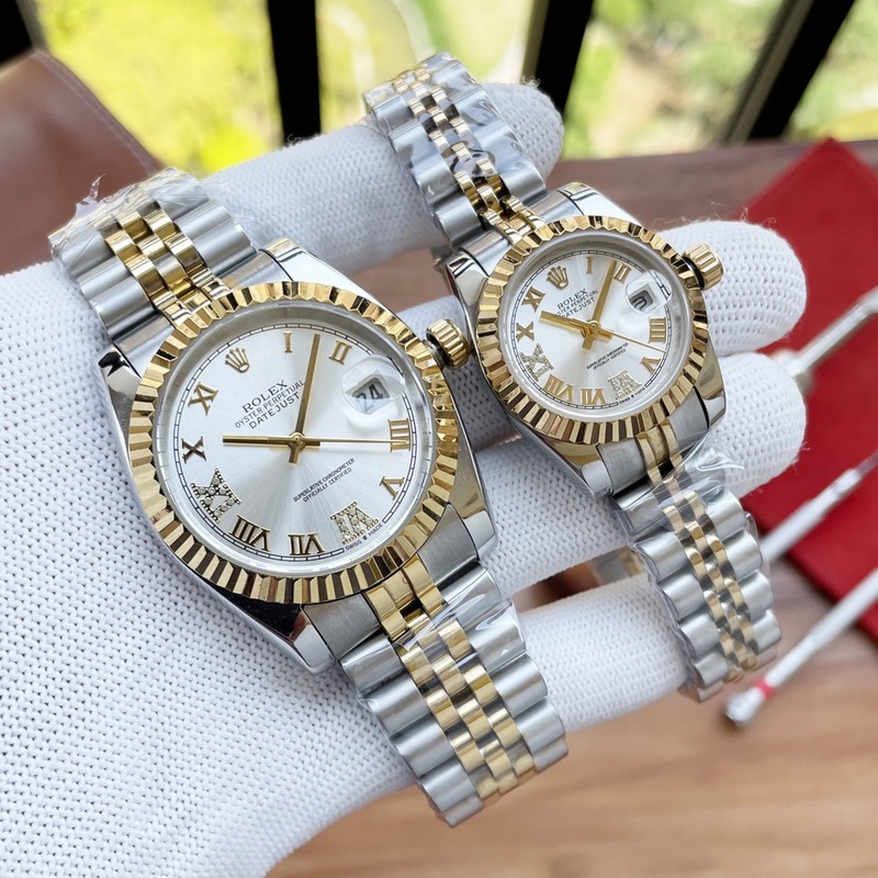 Rolex Datejust Couple Replica Watch Swiss Quality 100% Waterproof Sapphire-3