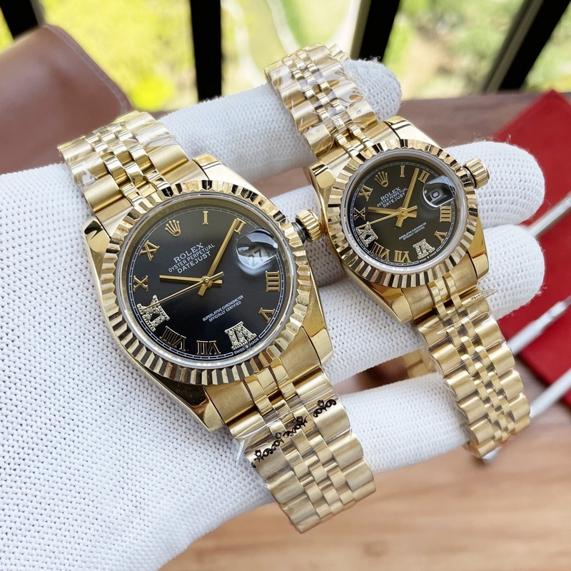 Rolex Datejust Couple Replica Watch Swiss Quality 100% Waterproof Sapphire-4