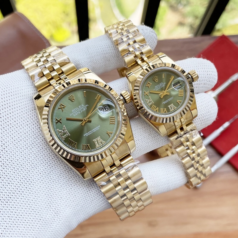 Rolex Datejust Couple Replica Watch Swiss Quality 100% Waterproof Sapphire-5