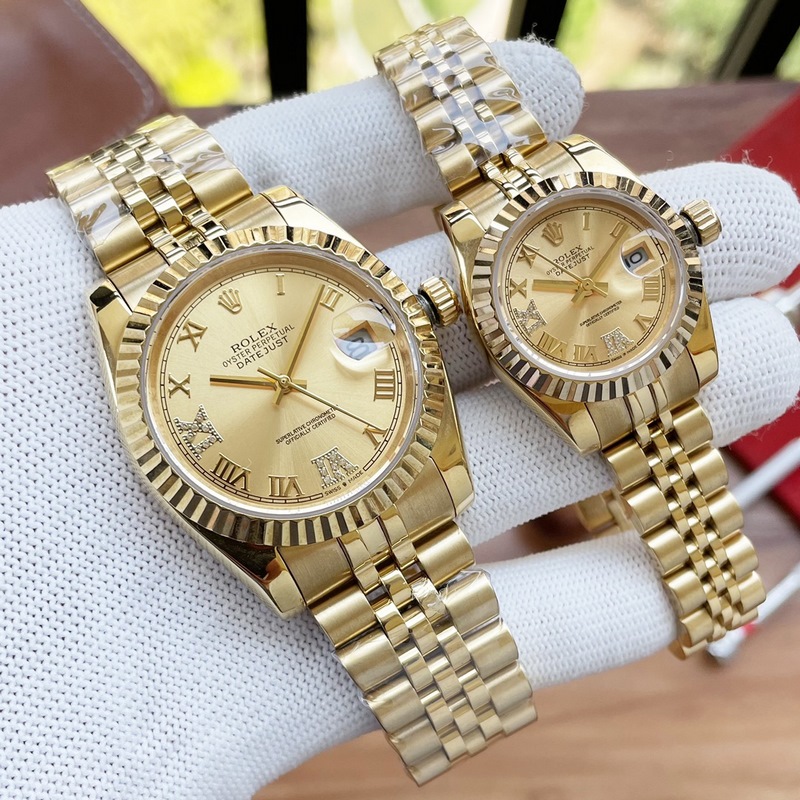 Rolex Datejust Couple Replica Watch Swiss Quality 100% Waterproof Sapphire-7