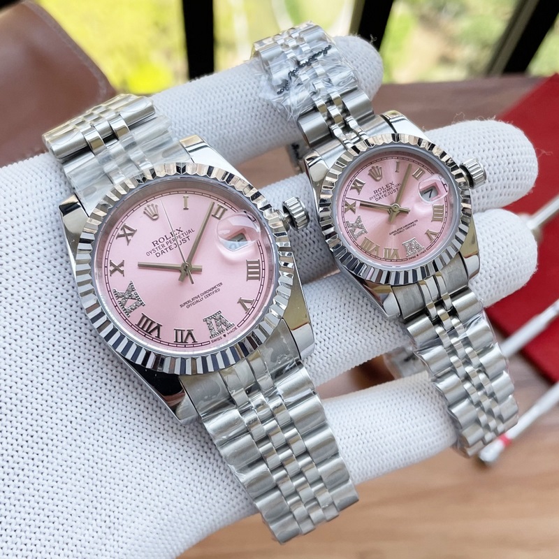 Rolex Datejust Couple Replica Watch Swiss Quality 100% Waterproof Sapphire Glass-3