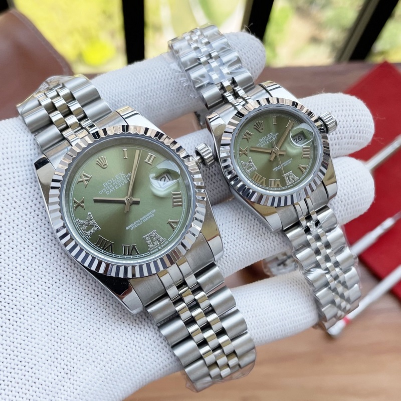 Rolex Datejust Couple Replica Watch Swiss Quality 100% Waterproof Sapphire Glass-4