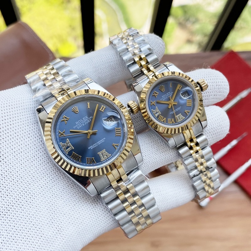 Rolex Datejust Couple Replica Watch Swiss Quality 100% Waterproof Sapphire Glass-6